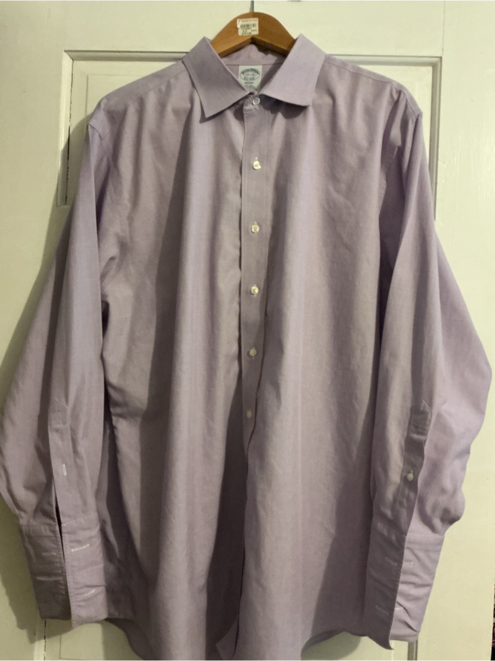 Brooks Brothers Light Lavender Dress Shirt - Classic Spread Collar